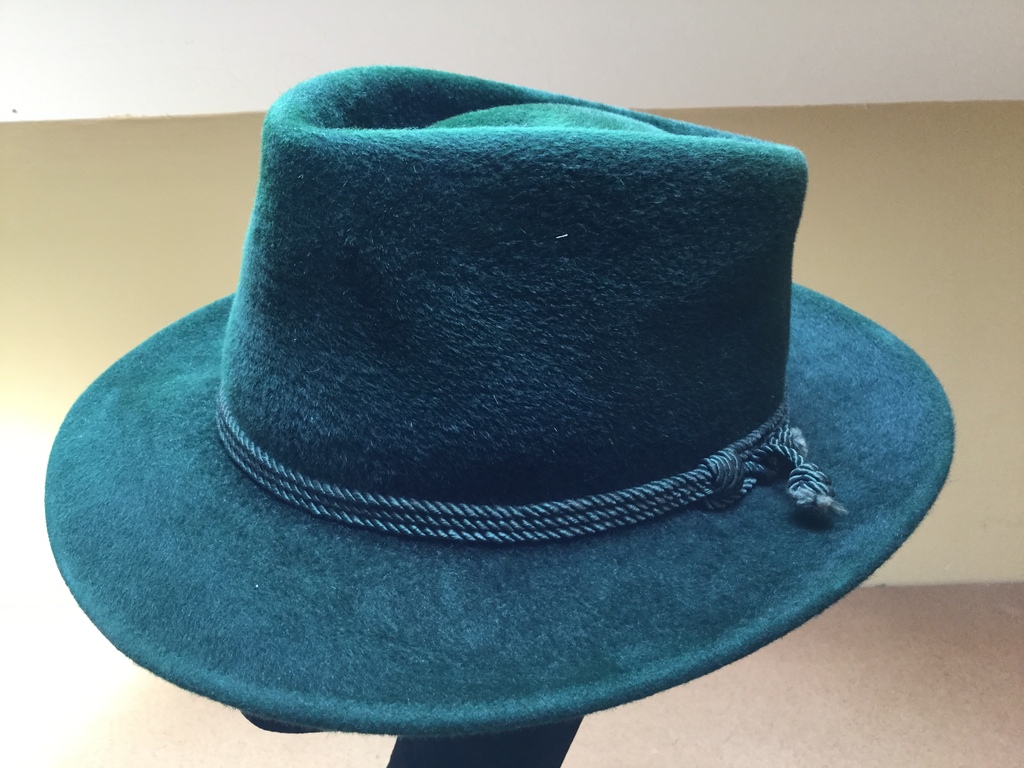 Green Hunter Felt Fedora 8.5L